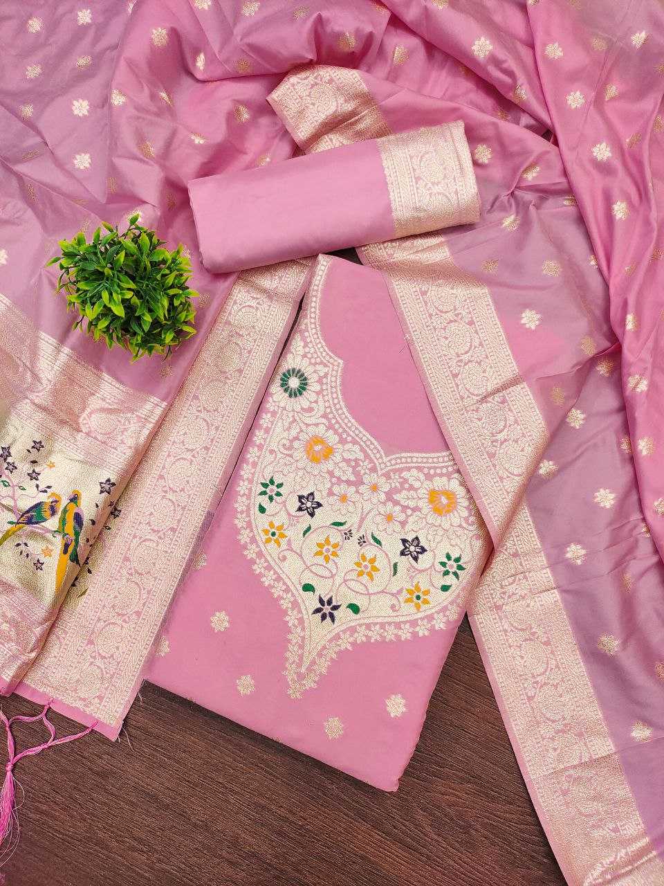 Ynf Soft Silk KESH714 SOFIA Suits & Dresses Wholesale Unstitched Suits Ladies Silk Suit Designer Suits Manufacturer- Kapda Export