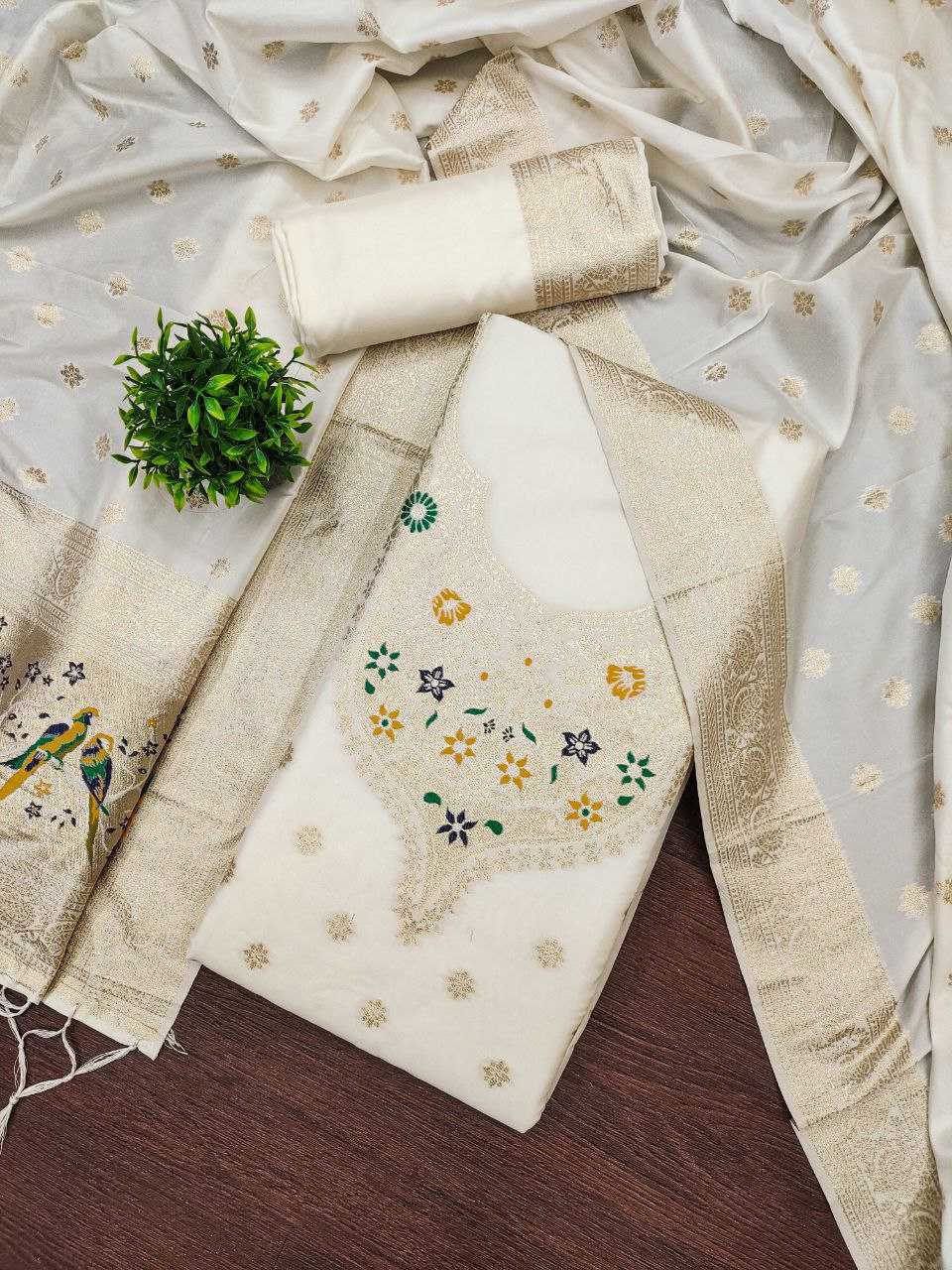 Ynf Soft Silk KESH714 SOFIA Suits & Dresses Wholesale Unstitched Suits Ladies Silk Suit Designer Suits Manufacturer- Kapda Export