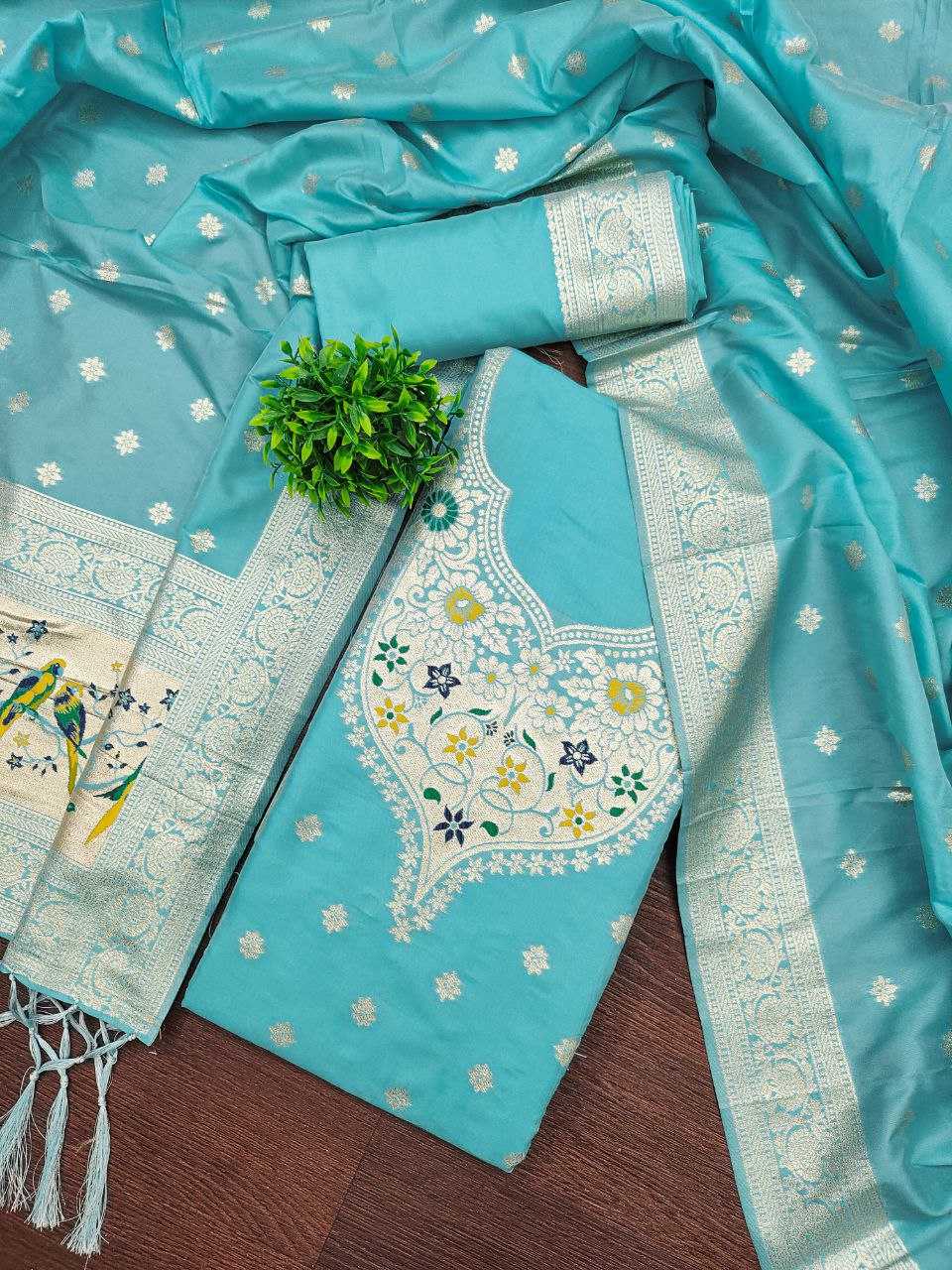 Ynf Soft Silk KESH714 SOFIA Suits & Dresses Wholesale Unstitched Suits Ladies Silk Suit Designer Suits Manufacturer- Kapda Export