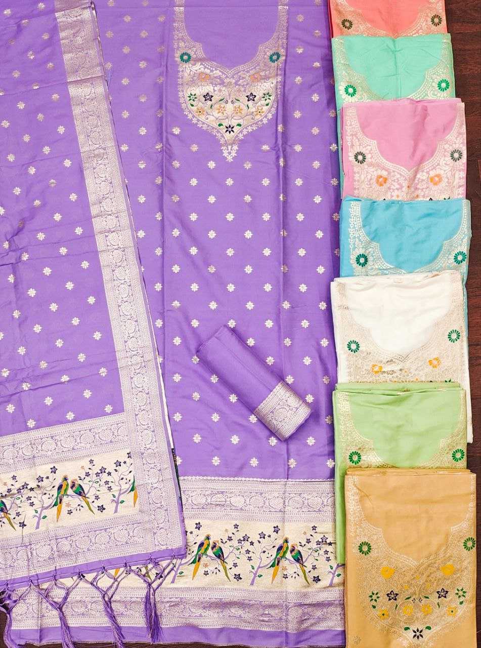 Ynf Soft Silk KESH714 SOFIA Suits & Dresses Wholesale Unstitched Suits Ladies Silk Suit Designer Suits Manufacturer- Kapda Export