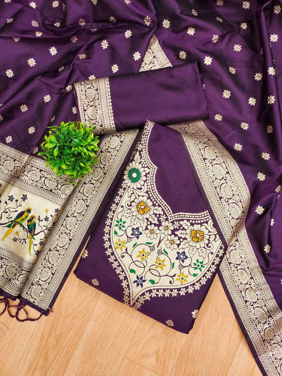 Ynf Soft Silk KESH714 SOFIA Suits & Dresses Wholesale Unstitched Suits Ladies Silk Suit Designer Suits Manufacturer- Kapda Export