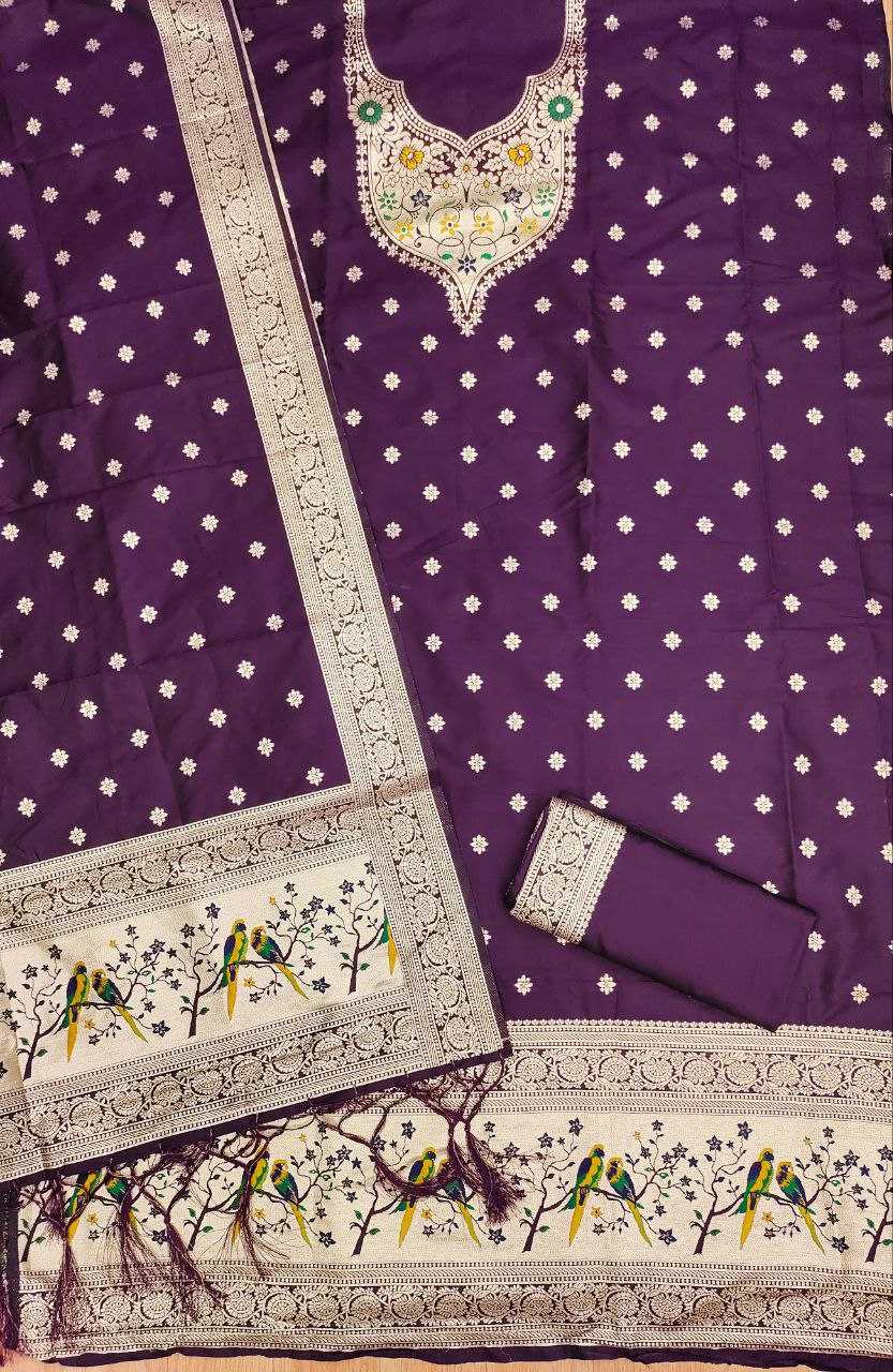 Ynf Soft Silk KESH714 SOFIA Suits & Dresses Wholesale Unstitched Suits Ladies Silk Suit Designer Suits Manufacturer- Kapda Export