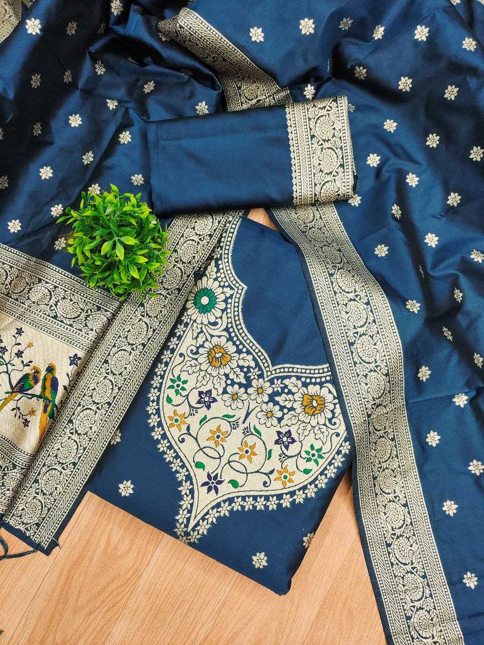 Ynf Soft Silk KESH714 SOFIA Suits & Dresses Wholesale Unstitched Suits Ladies Silk Suit Designer Suits Manufacturer- Kapda Export