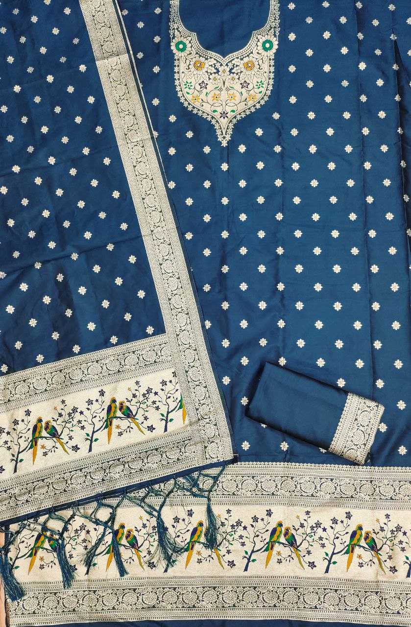 Ynf Soft Silk KESH714 SOFIA Suits & Dresses Wholesale Unstitched Suits Ladies Silk Suit Designer Suits Manufacturer- Kapda Export