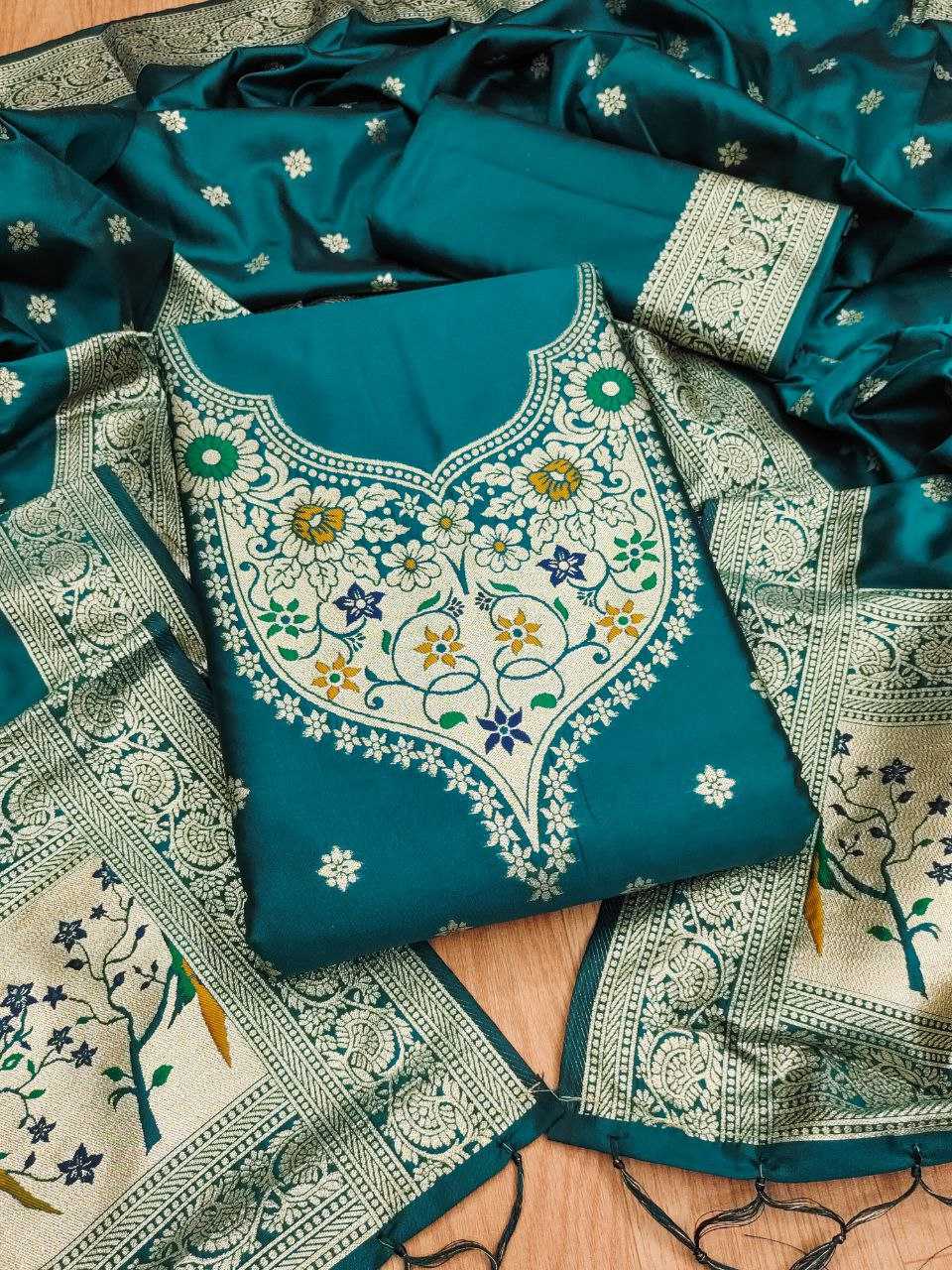 Ynf Soft Silk KESH714 SOFIA Suits & Dresses Wholesale Unstitched Suits Ladies Silk Suit Designer Suits Manufacturer- Kapda Export