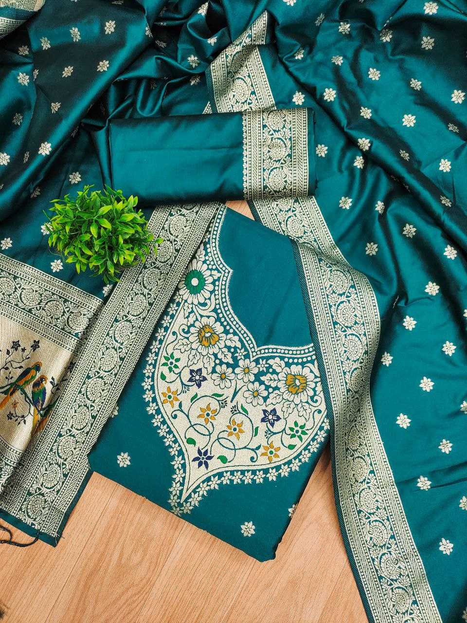 Ynf Soft Silk KESH714 SOFIA Suits & Dresses Wholesale Unstitched Suits Ladies Silk Suit Designer Suits Manufacturer- Kapda Export