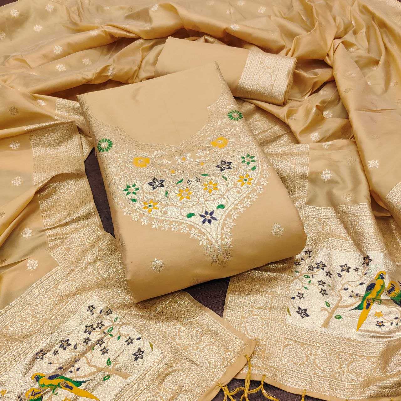 Ynf Soft Silk KESH714 SOFIA Suits & Dresses Wholesale Unstitched Suits Ladies Silk Suit Designer Suits Manufacturer- Kapda Export