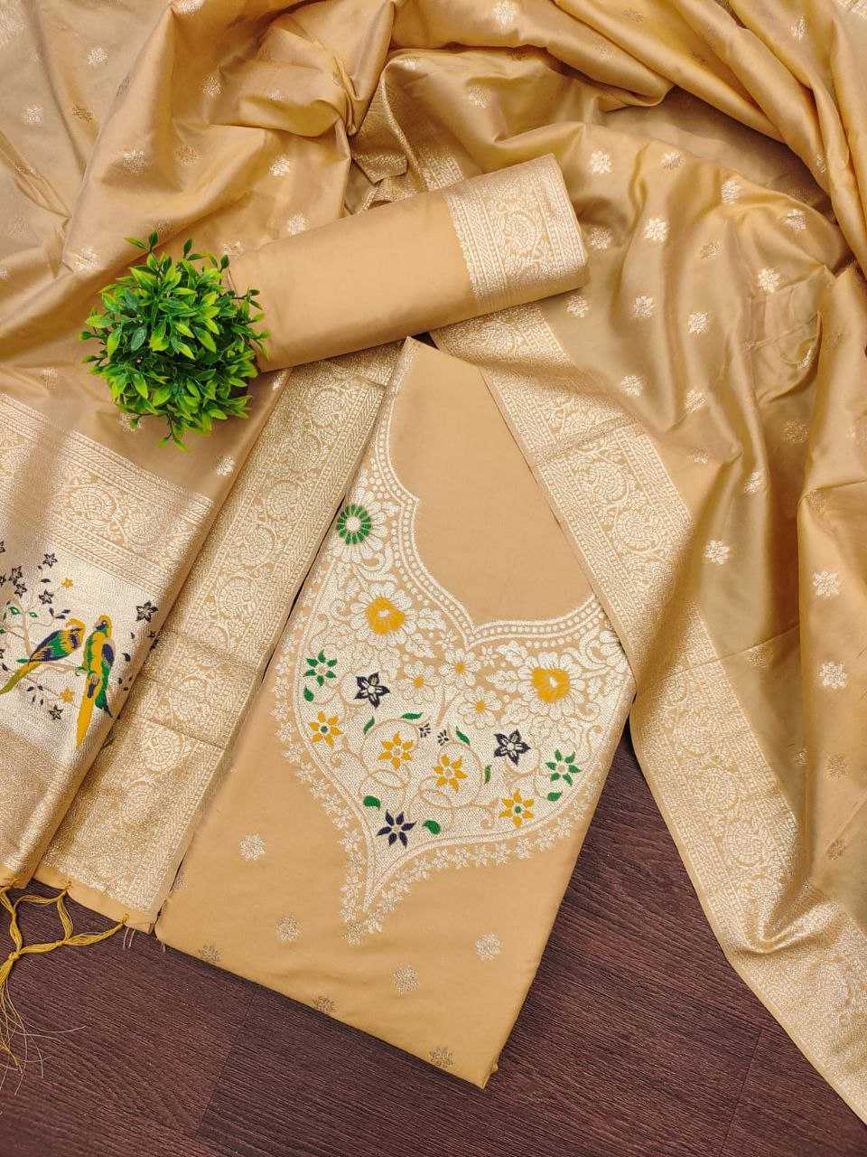 Ynf Soft Silk KESH714 SOFIA Suits & Dresses Wholesale Unstitched Suits Ladies Silk Suit Designer Suits Manufacturer- Kapda Export