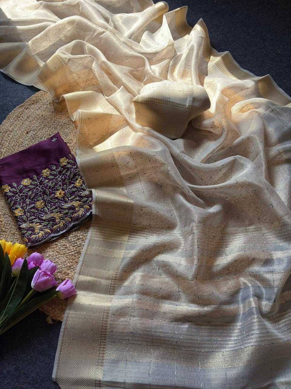 Ynf Soft Tissue KESH592 tissue crush Sarees Wholesale Party Wear Sarees Plain Sarees Festive Sarees Manufacturer- Kapda Export