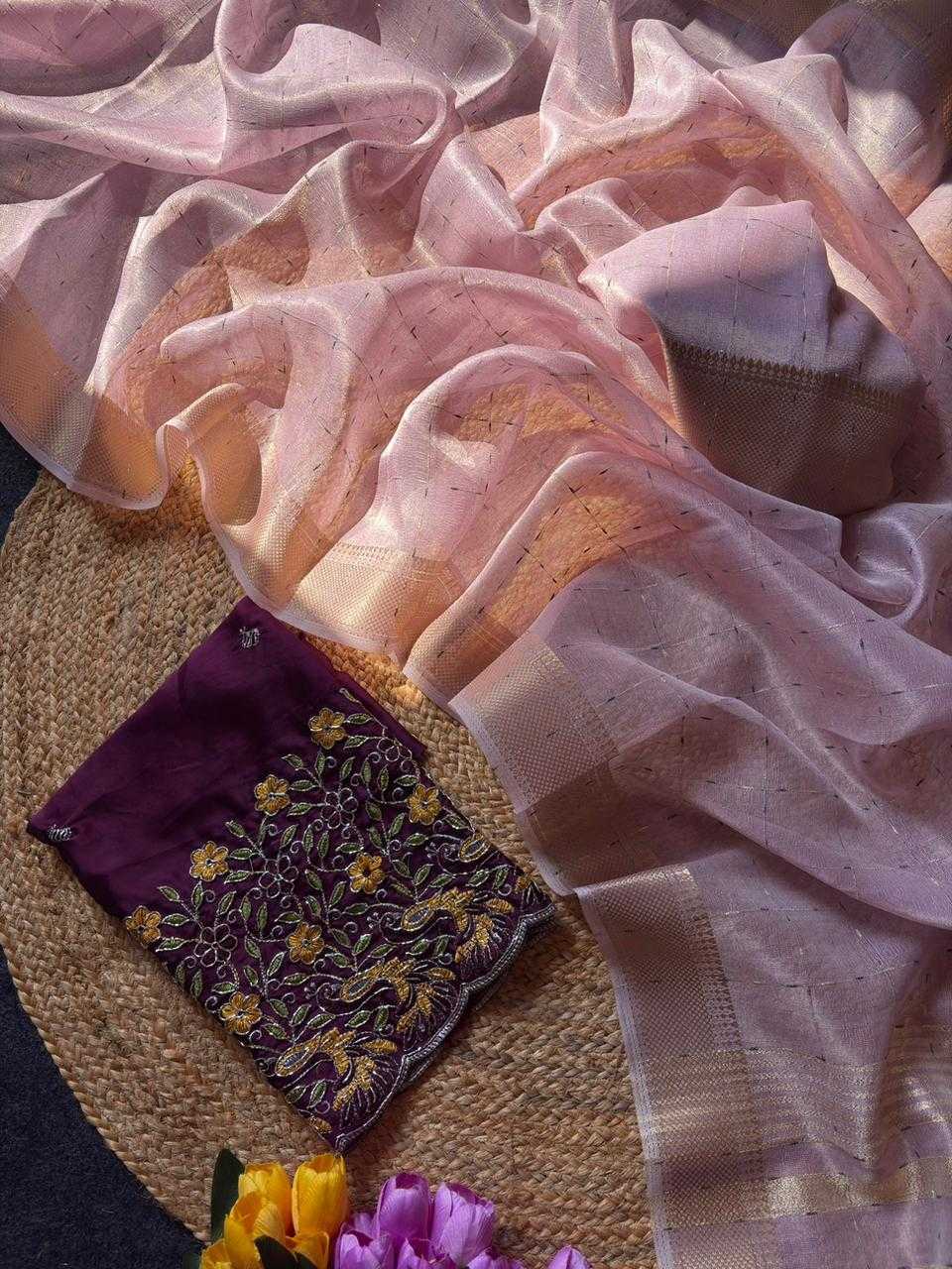 Ynf Soft Tissue KESH592 tissue crush Sarees Wholesale Party Wear Sarees Plain Sarees Festive Sarees Manufacturer- Kapda Export