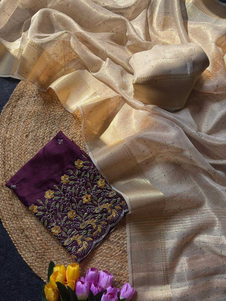 Ynf Soft Tissue KESH592 tissue crush Sarees Wholesale Party Wear Sarees Plain Sarees Festive Sarees Manufacturer- Kapda Export