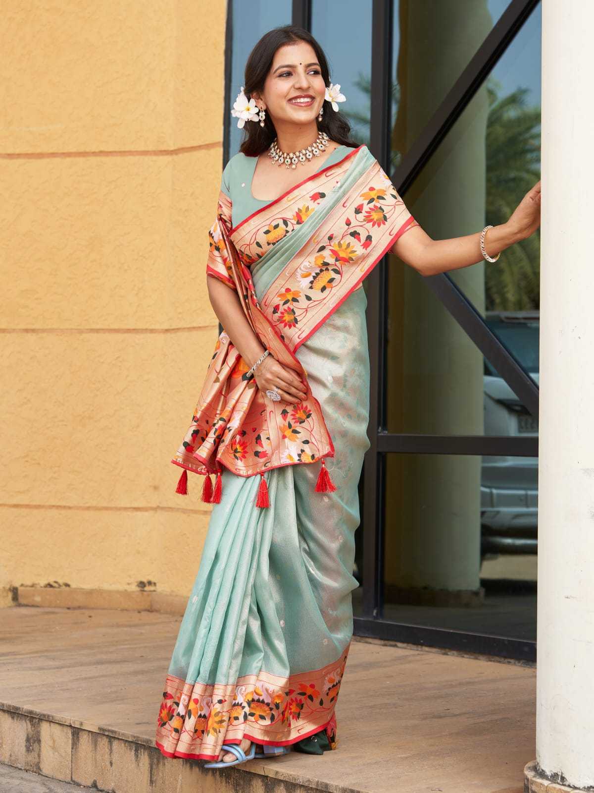 Ynf Soft Tissue KESH692 GAYATRI Sarees Festive Collections Wholesale Organza Sarees Zari Sarees Sarees With Blouse Manufacturer- Kapda Export