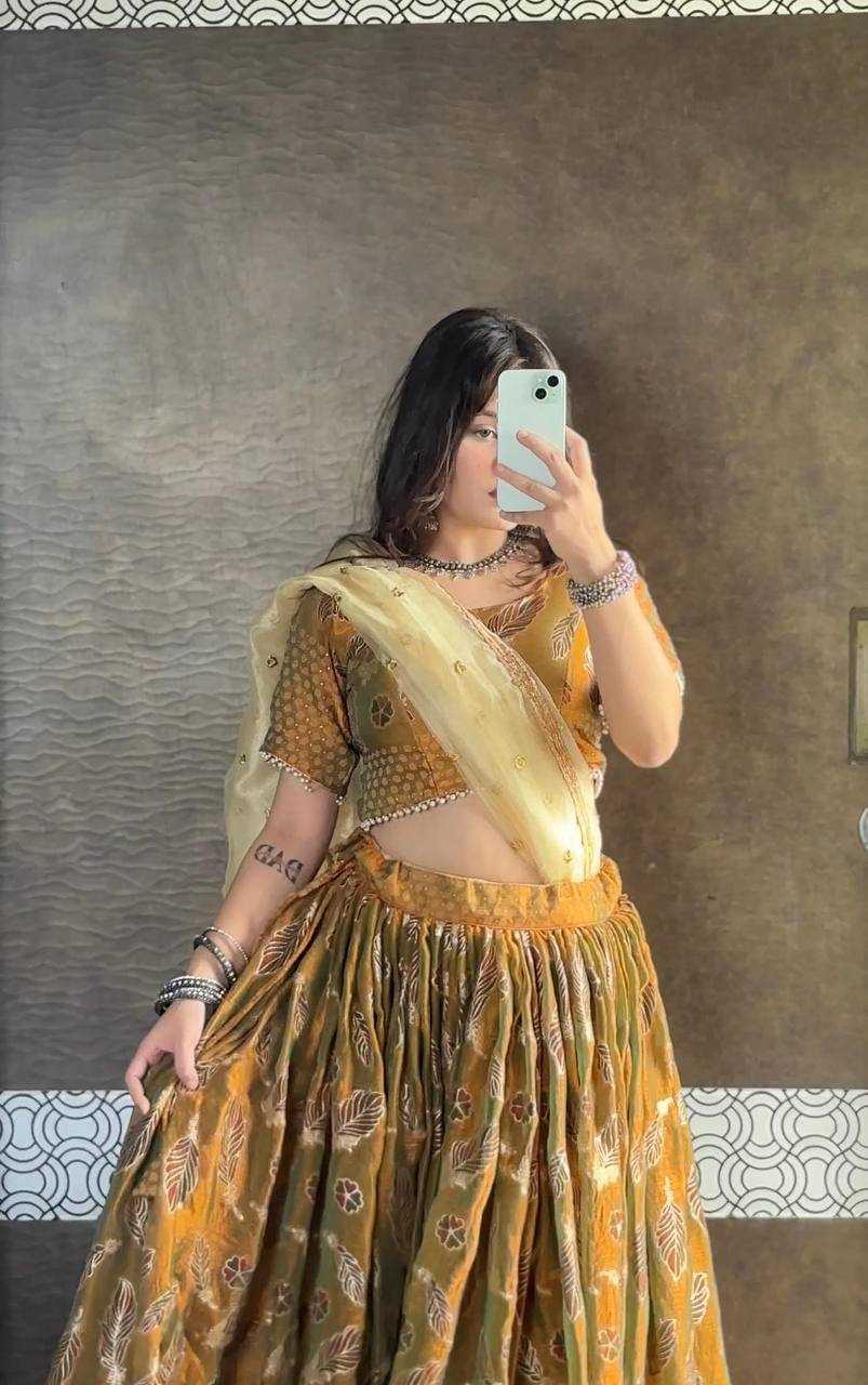 Ynf Space Silk KESH485 72 Lehengas Festive Collections Wholesale Silk Lehenga Floral Lehenga Navratri Chaniya Choli Manufacturer- Kapda Export