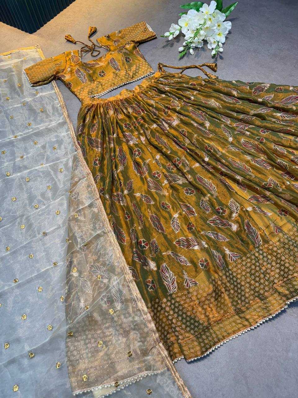 Ynf Space Silk KESH485 72 Lehengas Festive Collections Wholesale Silk Lehenga Floral Lehenga Navratri Chaniya Choli Manufacturer- Kapda Export