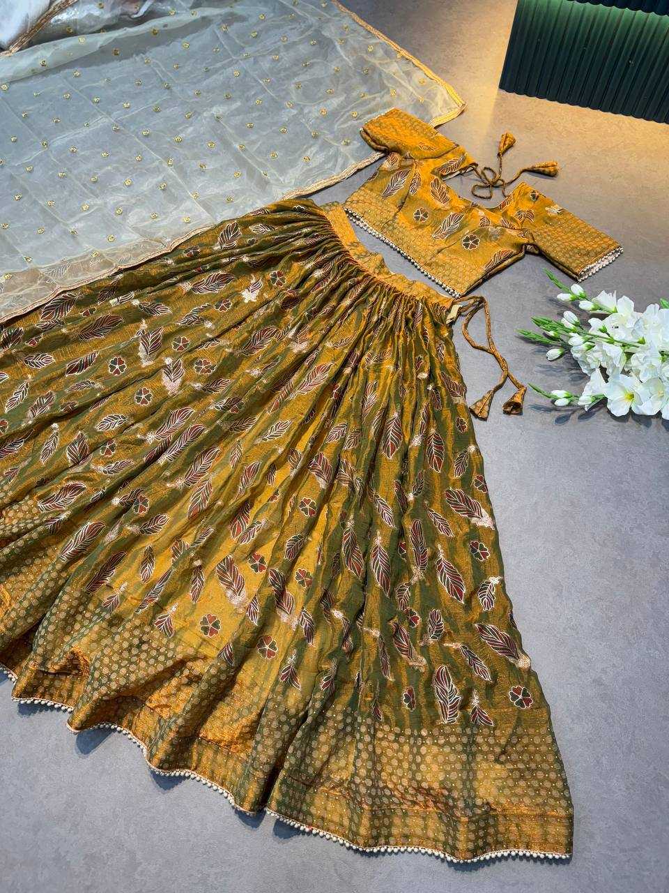 Ynf Space Silk KESH485 72 Lehengas Festive Collections Wholesale Silk Lehenga Floral Lehenga Navratri Chaniya Choli Manufacturer- Kapda Export