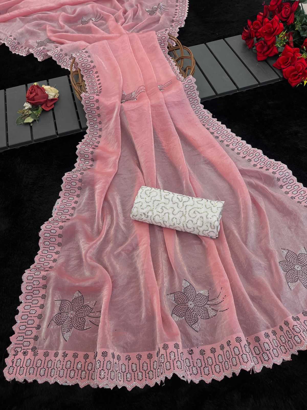 Ynf Space Silk KESH577 FLOWER DANA Sarees Festive Collections Wholesale Swarovski Sarees Silk Sarees Sarees With Blouse Manufacturer- Kapda Export