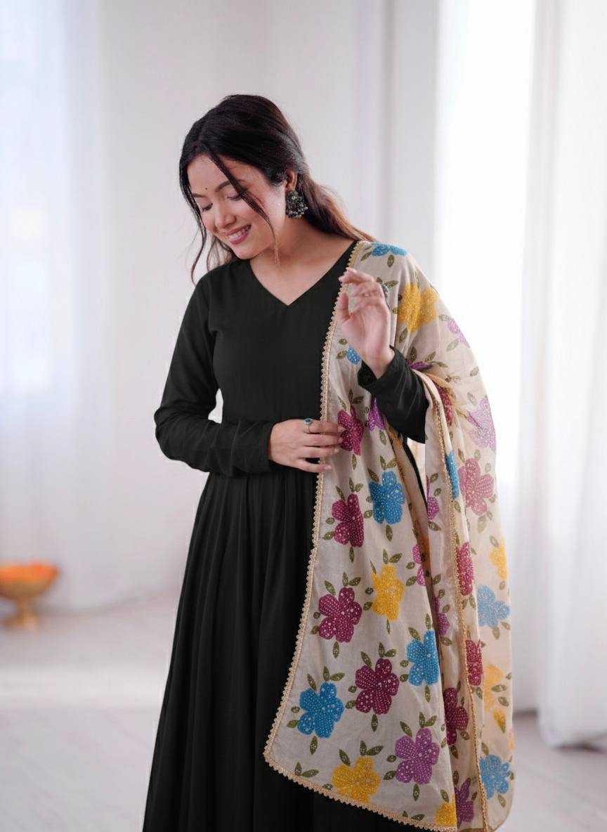 Ynf Tabby Silk Organza KESH499 5323 Duppatas Wholesale Printed Duppata Manufacturer- Kapda Export