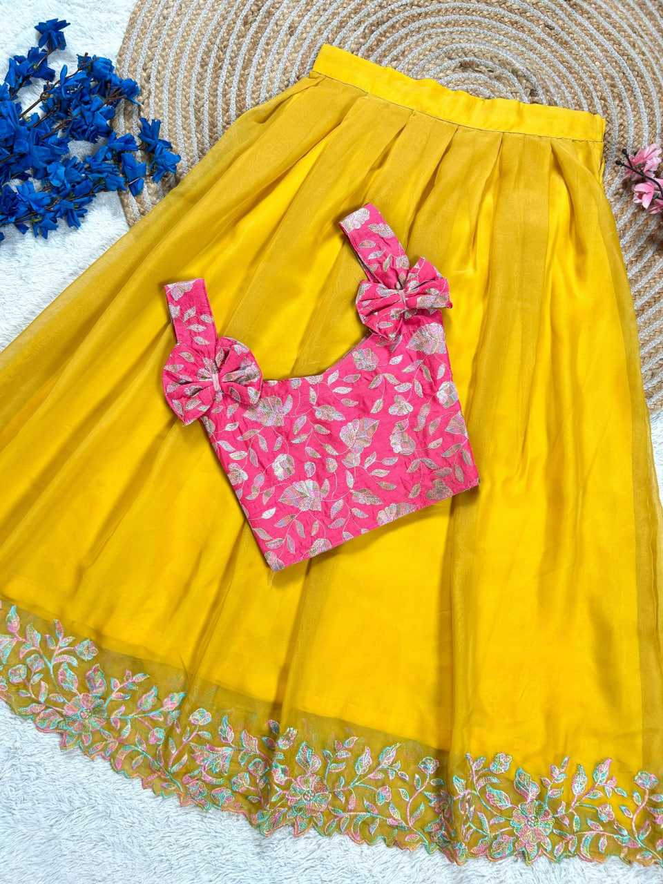 Ynf Tabby Silk RIN235 tabby silk Kids Wear Wholesale Kids Lehenga Kids Lehenga Choli Baby Girl Lehenga Manufacturer- Kapda Export