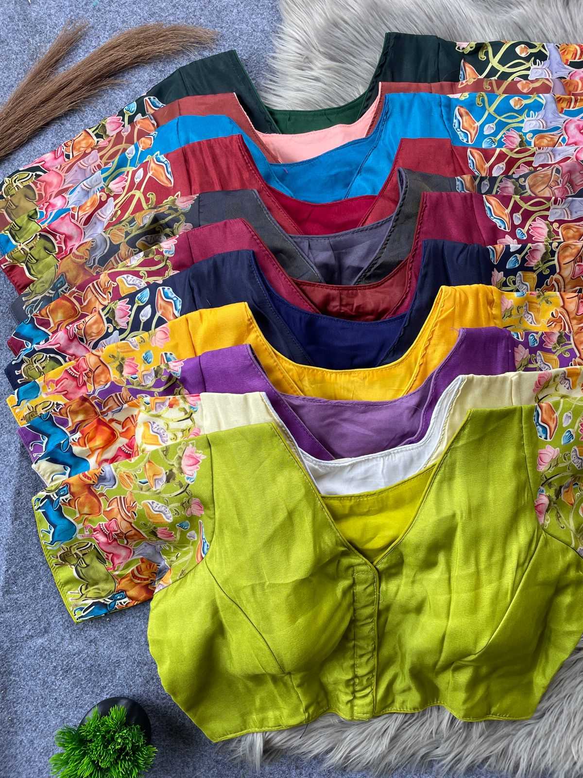 Ynf Tissue Silk KESH426 157 Readymade Blouses Festive Collections Wholesale Party Wear Blouse Fashion Blouse Silk Blouse Manufacturer- Kapda Export