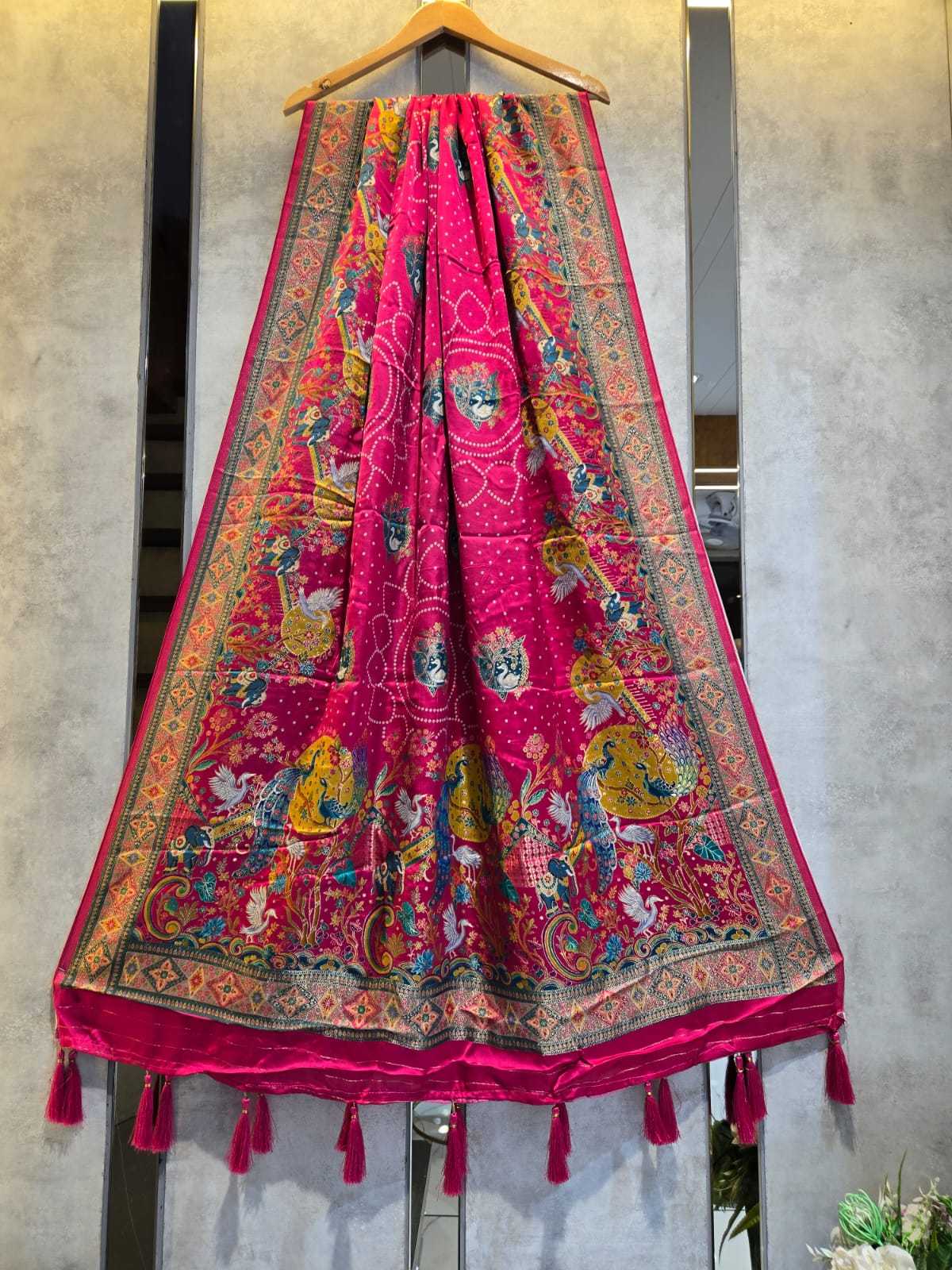 Ynf Tissue Silk KESH580 modal silk Duppatas Wholesale Gajji Modal Dupattas Printed Duppata Net Duppata Manufacturer- Kapda Export