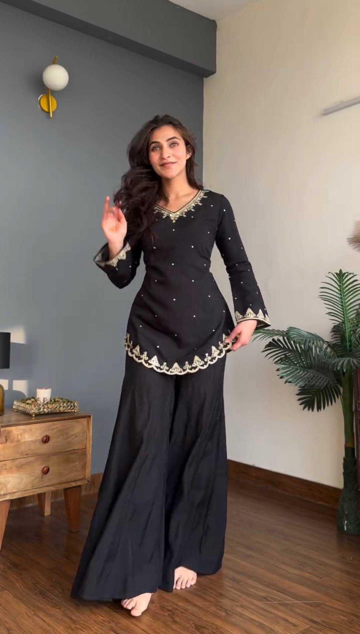 Ynf Tissue Silk RIN215 1160 Kurti Wholesale Party Wear Kurtis Embroidered Kurtis Full Sleeve Kurti Manufacturer- Kapda Export