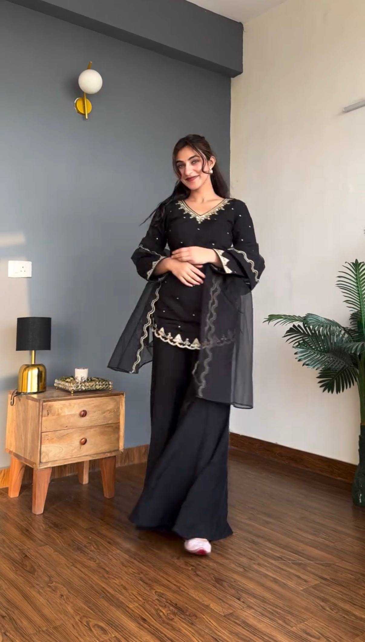 Ynf Tissue Silk RIN215 1160 Kurti Wholesale Party Wear Kurtis Embroidered Kurtis Full Sleeve Kurti Manufacturer- Kapda Export