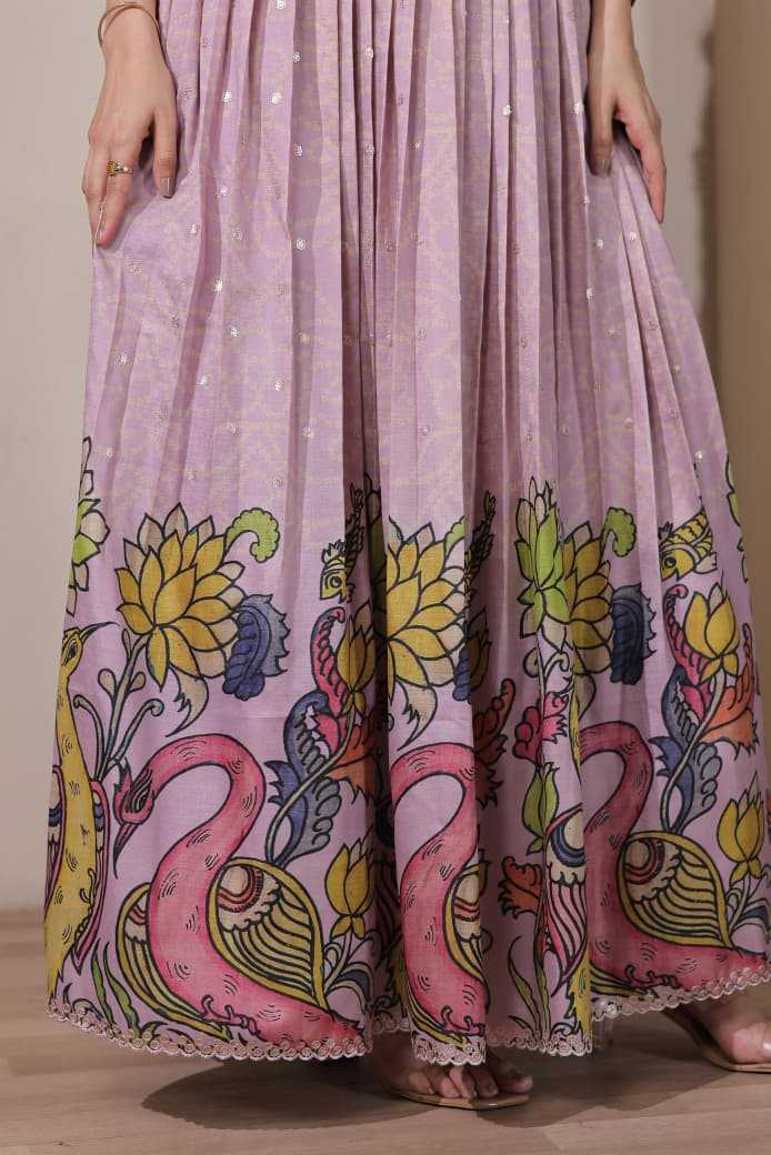 Ynf Tussar Silk KESH249 209193 Gowns Wholesale Fancy Gowns Long Gowns Wedding Gown Manufacturer- Kapda Export