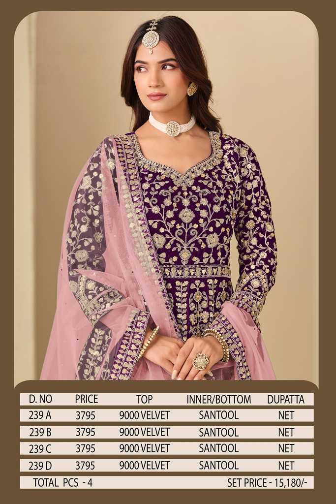 Ynf Velvet KESH481 AANAYA VOL 239 Lehengas Wholesale Designer Lehenga Wedding Lehenga Velvet Lehenga Manufacturer- Kapda Export