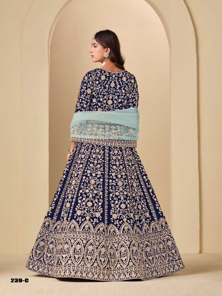 Ynf Velvet KESH481 AANAYA VOL 239 Lehengas Wholesale Designer Lehenga Wedding Lehenga Velvet Lehenga Manufacturer- Kapda Export