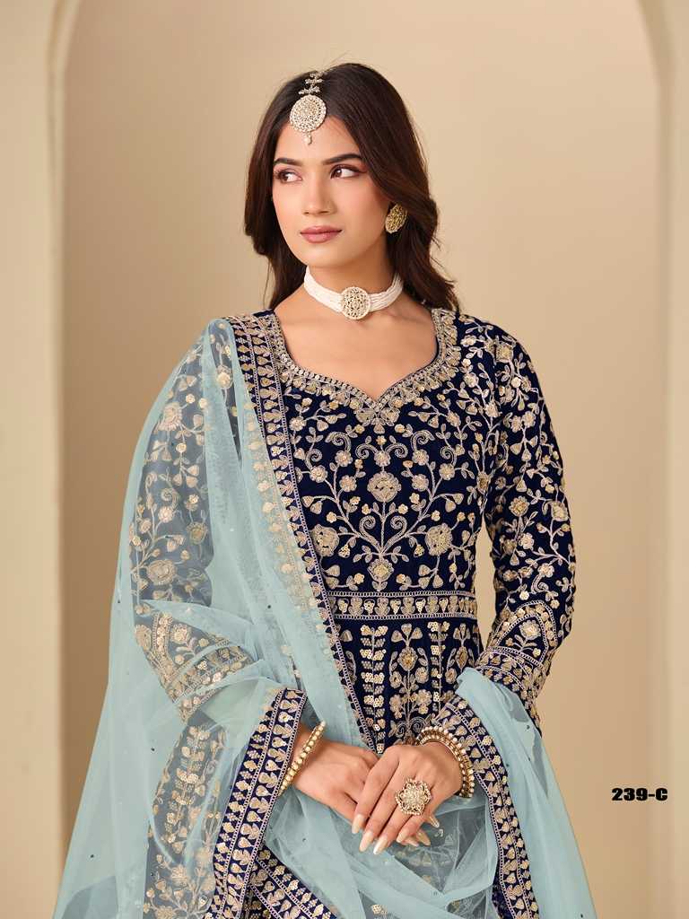 Ynf Velvet KESH481 AANAYA VOL 239 Lehengas Wholesale Designer Lehenga Wedding Lehenga Velvet Lehenga Manufacturer- Kapda Export