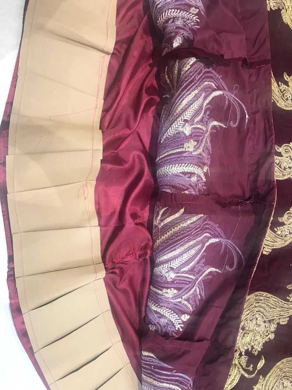 Ynf Velvet KESH494 PEACOCK Lehengas Wholesale Bridal Lehenga Embroidered Lehenga Velvet Lehenga Manufacturer- Kapda Export