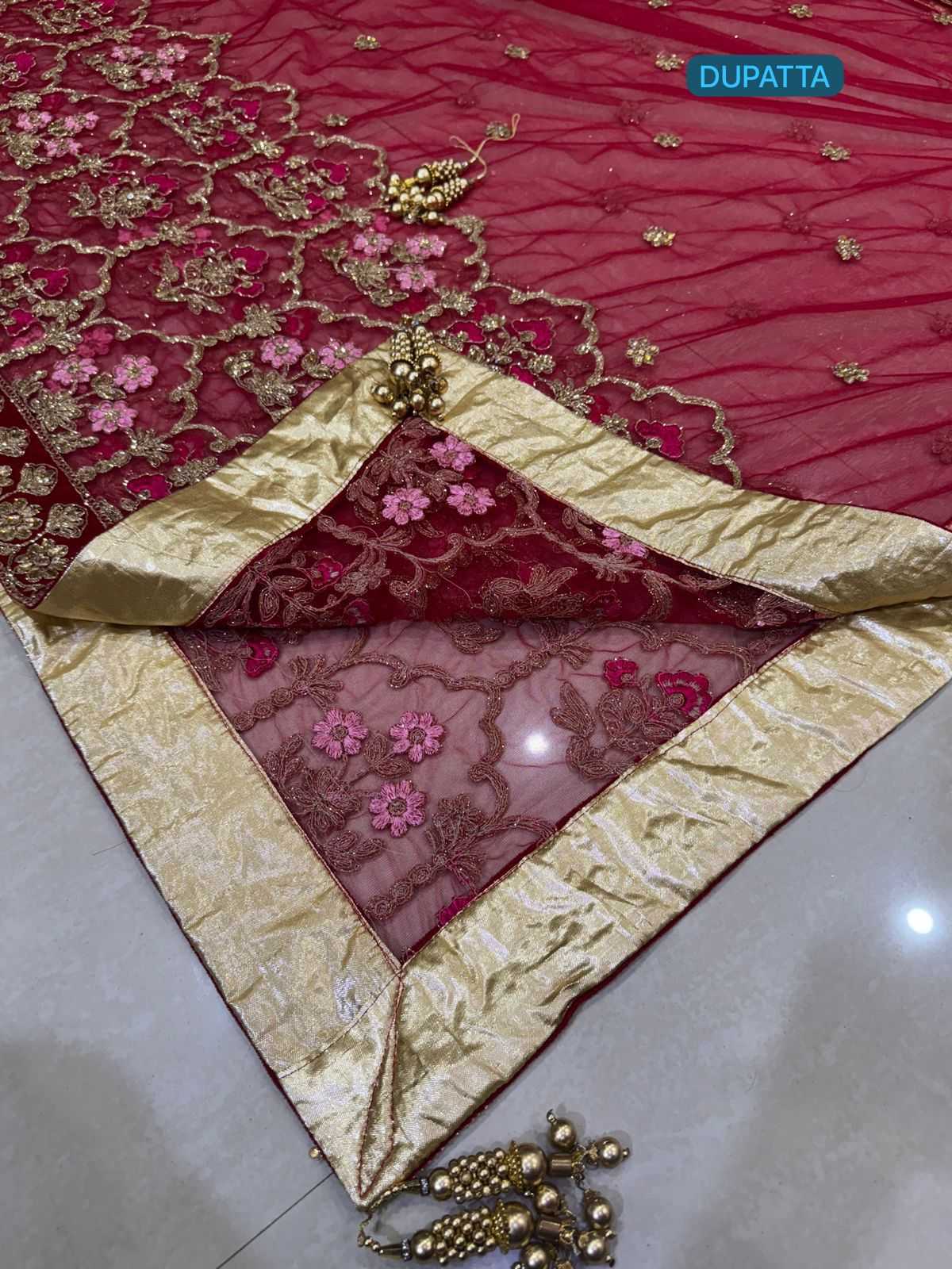Ynf Velvet KESH494 SINDOOR Lehengas Wholesale Bridal Lehenga Wedding Lehenga Velvet Lehenga Manufacturer- Kapda Export