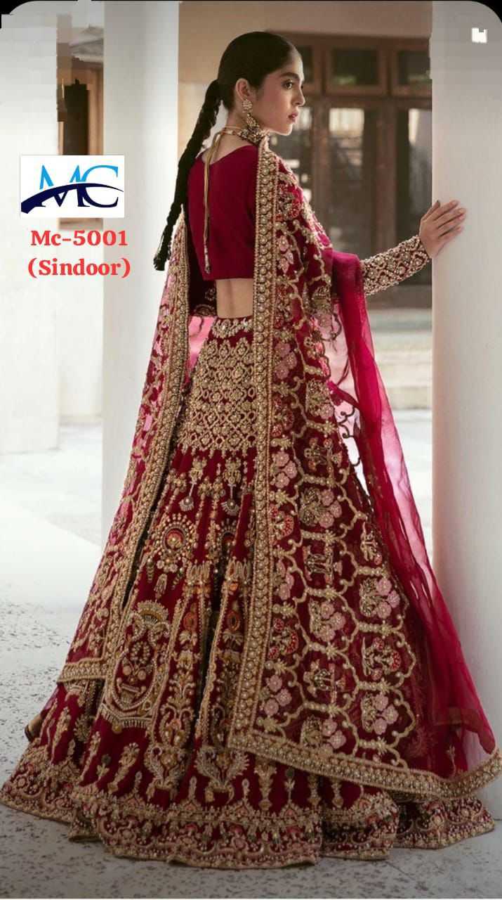 Ynf Velvet KESH494 SINDOOR Lehengas Wholesale Bridal Lehenga Wedding Lehenga Velvet Lehenga Manufacturer- Kapda Export