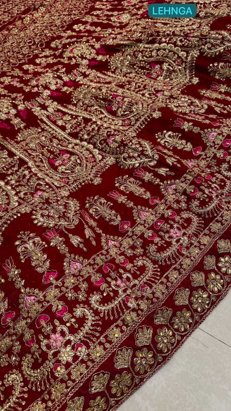 Ynf Velvet KESH494 SINDOOR Lehengas Wholesale Bridal Lehenga Wedding Lehenga Velvet Lehenga Manufacturer- Kapda Export