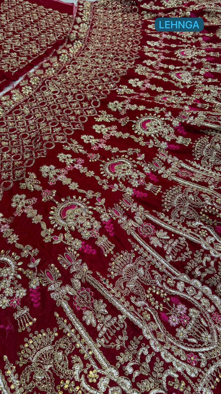 Ynf Velvet KESH494 SINDOOR Lehengas Wholesale Bridal Lehenga Wedding Lehenga Velvet Lehenga Manufacturer- Kapda Export