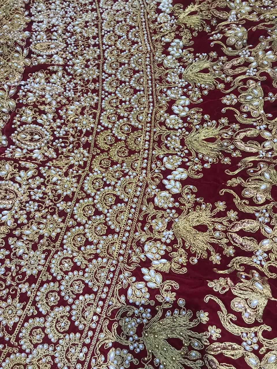 Ynf Velvet KESH494 WEDDING Lehengas Wholesale Bridal Lehenga Velvet Lehenga Anarkali Lehenga Manufacturer- Kapda Export