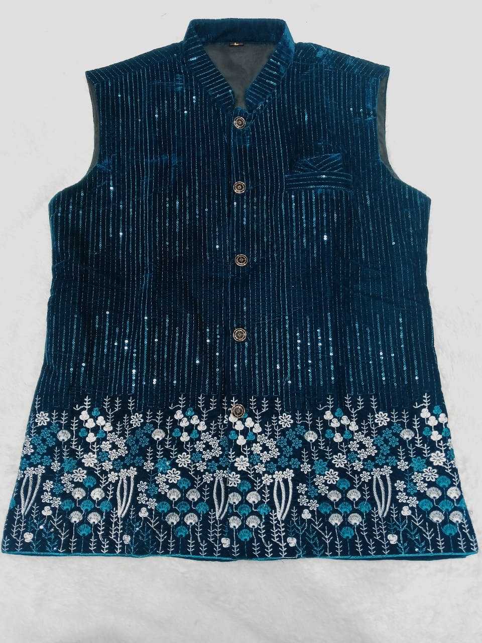 Ynf Velvet KESH650 Velvet Vol 3 Mens Wear Wholesale Mens Ethnic Jackets Festive & Wedding Coats Designer Ethnic Set Manufacturer- Kapda Export