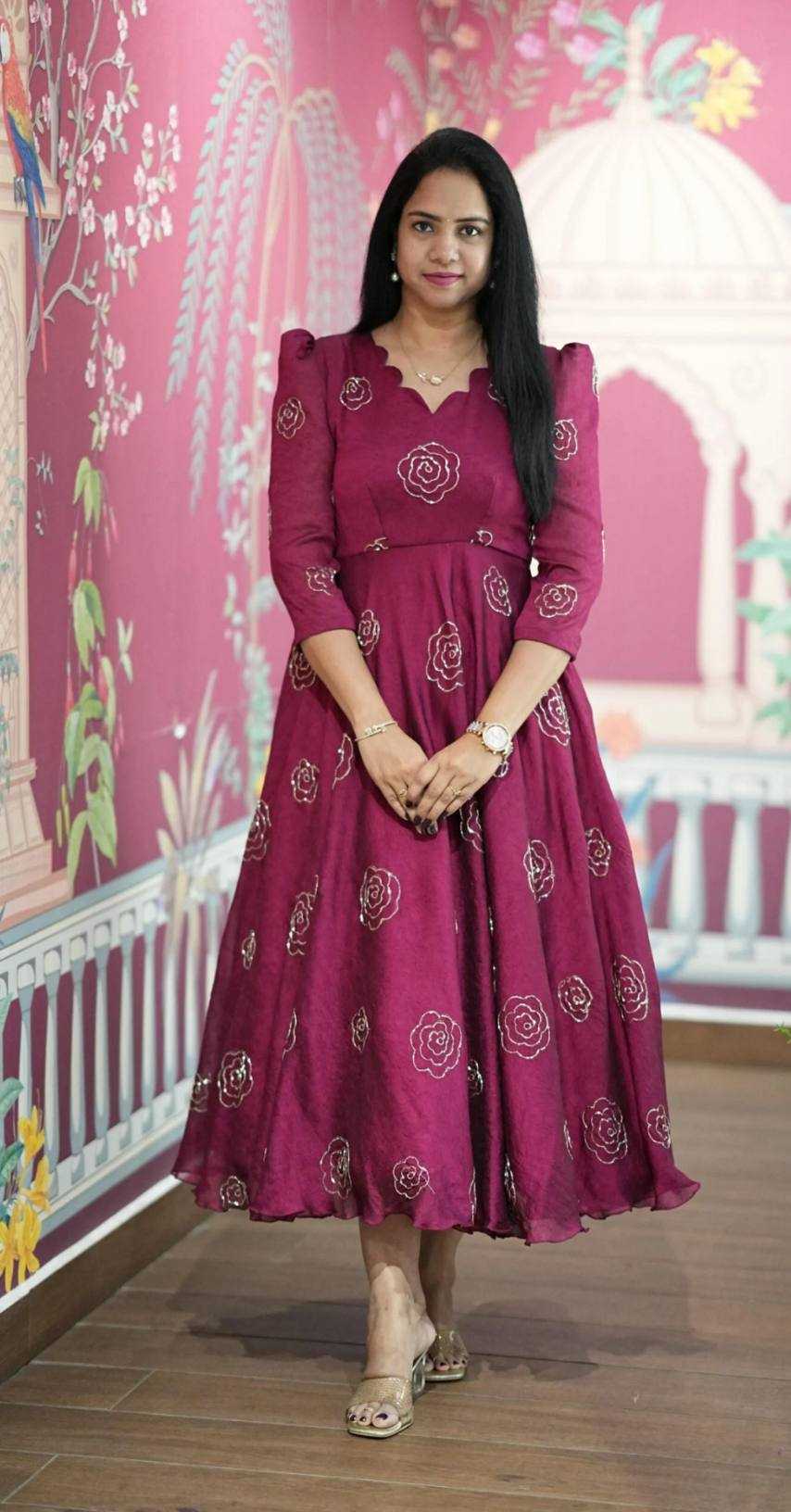 Ynf Vichitra Silk KESH210 2506 Suits & Dresses Wholesale Maxi Dresses Cocktail Dresses Party Wear Dresses Manufacturer- Kapda Export