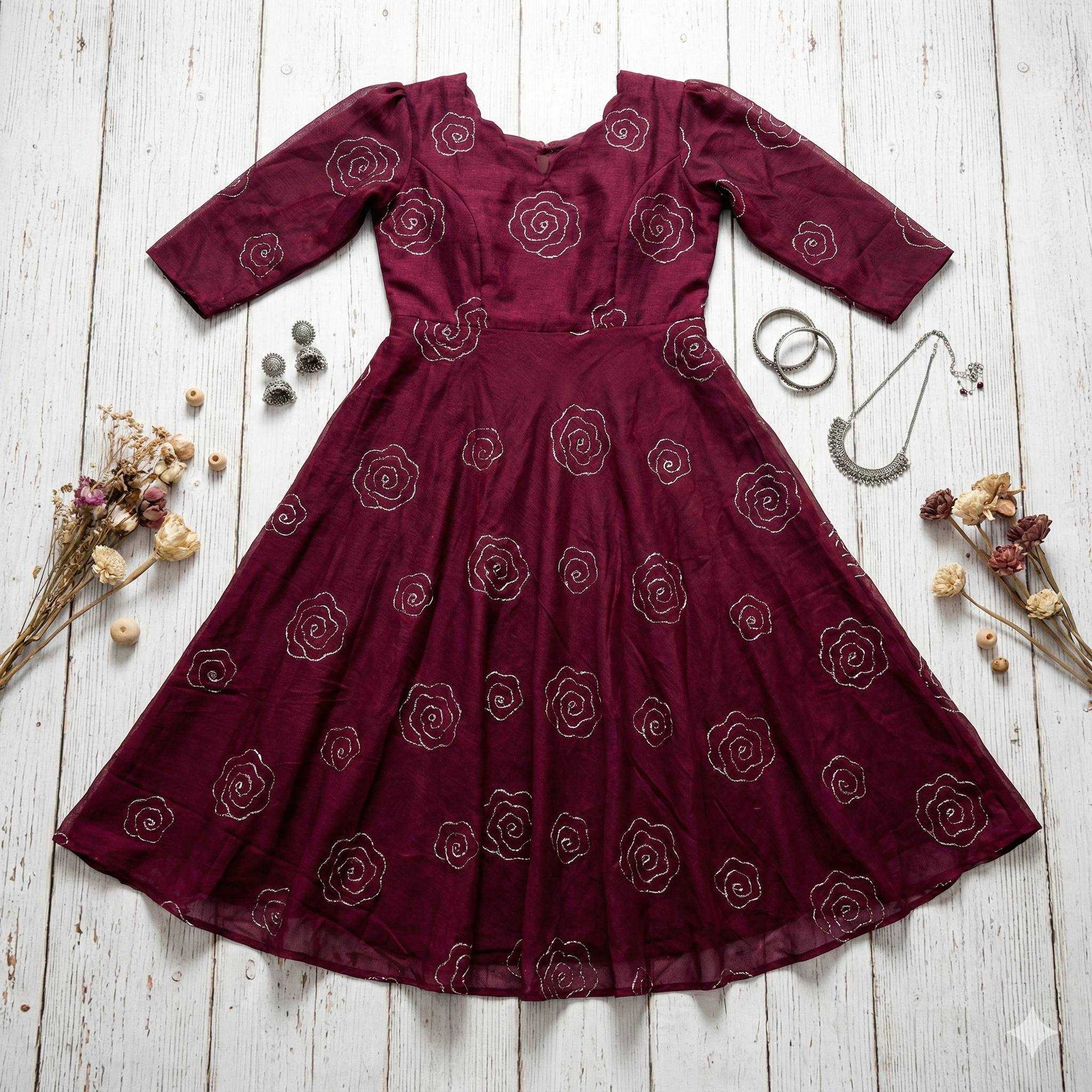 Ynf Vichitra Silk KESH210 2506 Suits & Dresses Wholesale Maxi Dresses Cocktail Dresses Party Wear Dresses Manufacturer- Kapda Export