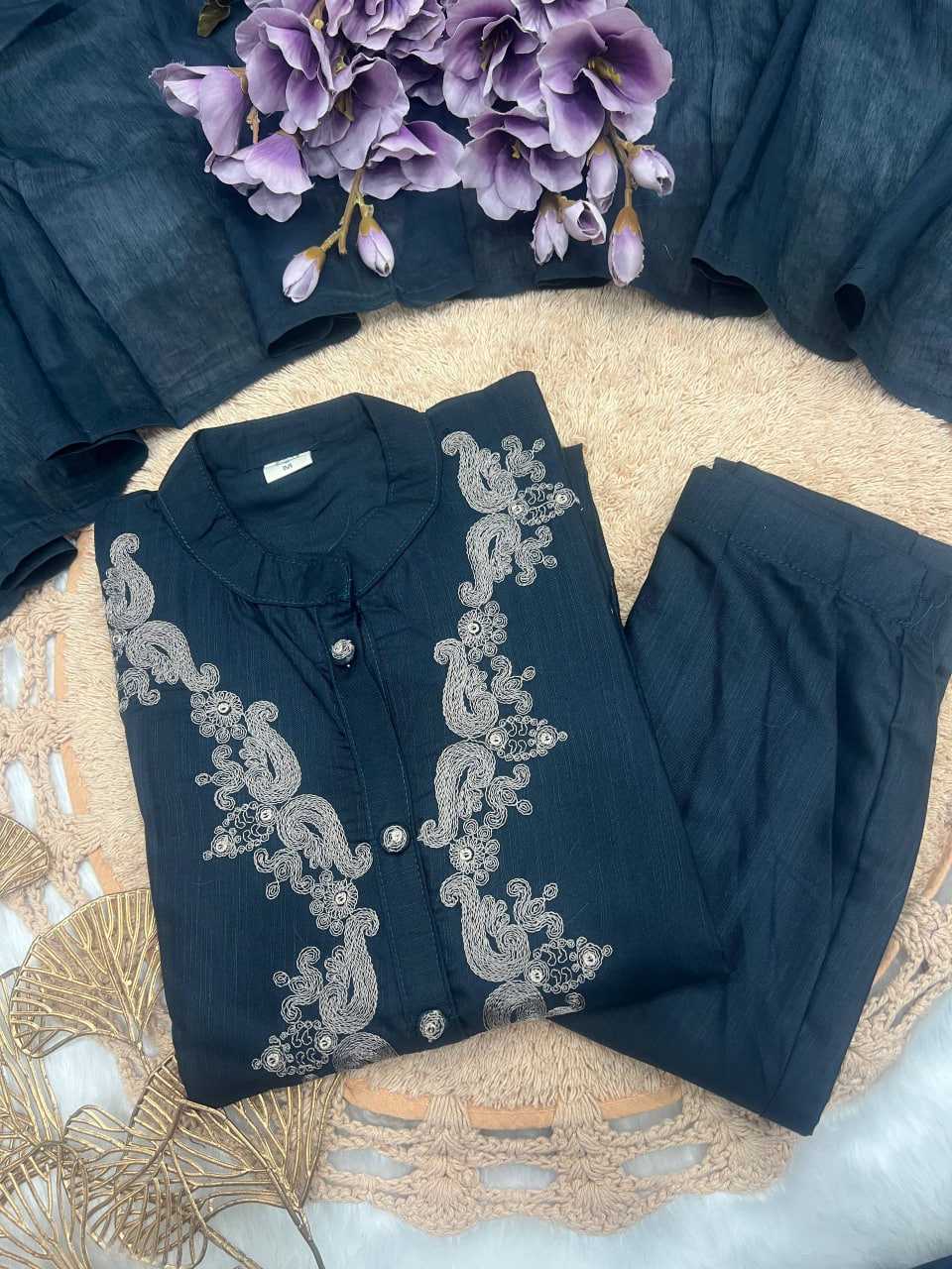 Ynf Viscose Chanderi KESH655 1022 Suits & Dresses Festive Collections Wholesale Embroidery Suits Ladies Salwar Suits Chanderi Suit Manufacturer- Kapda Export