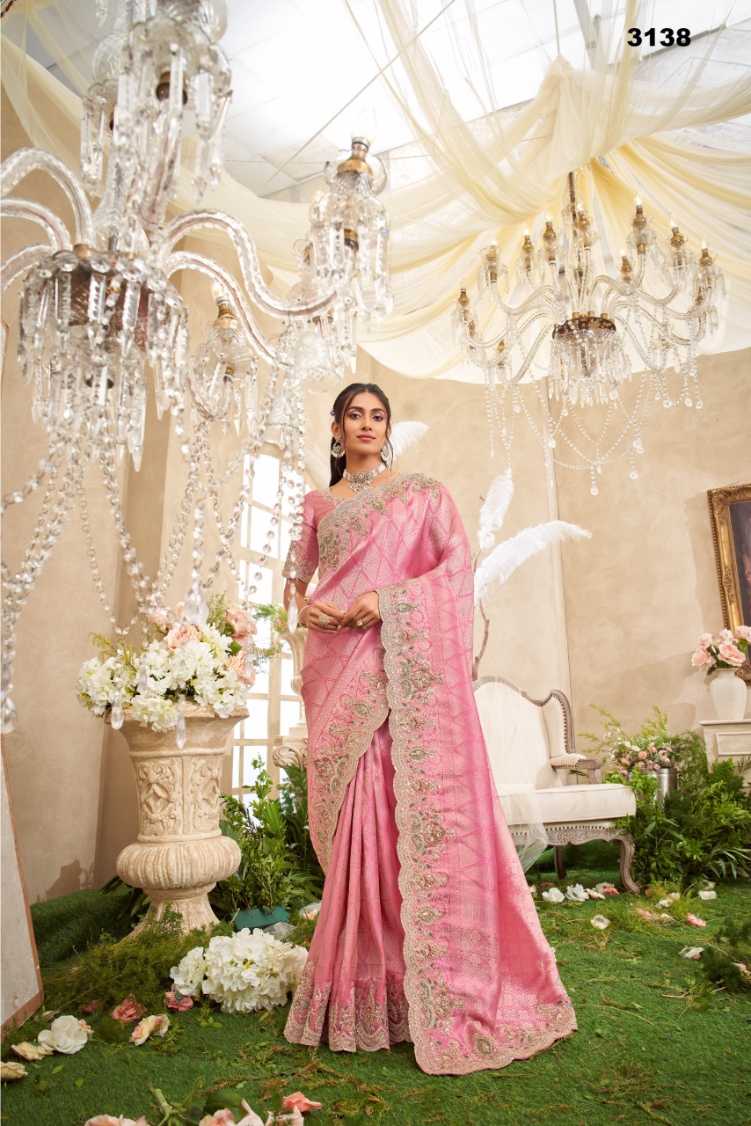Ynf Viscose KESH113 Sanjana Royal Diva Silk Sarees Wholesale Heavy Silk Sarees Designer Silk Sarees Silk Sarees For Weddings Manufacturer- Kapda Export