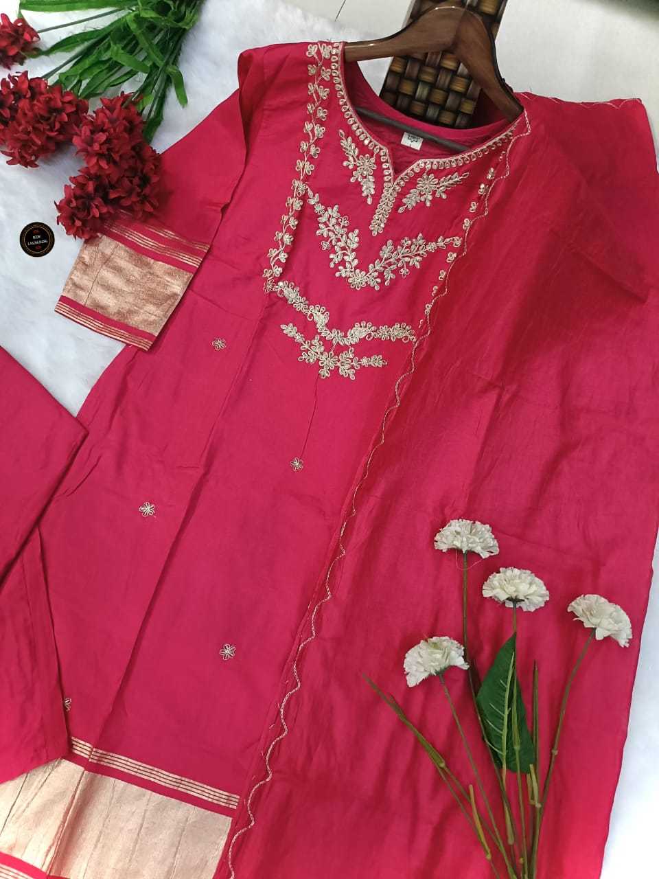 Ynf Viscose KESH536 AMANI Kurti Wholesale Festive Kurtis Embroidered Kurtis Straight Kurtis Manufacturer- Kapda Export