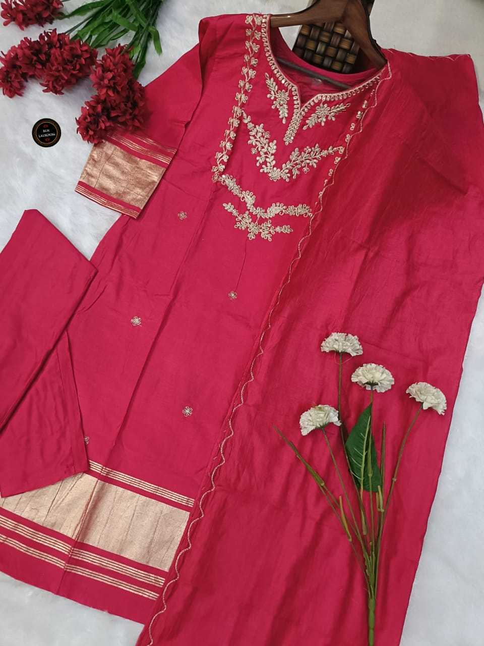 Ynf Viscose KESH536 AMANI Kurti Wholesale Festive Kurtis Embroidered Kurtis Straight Kurtis Manufacturer- Kapda Export