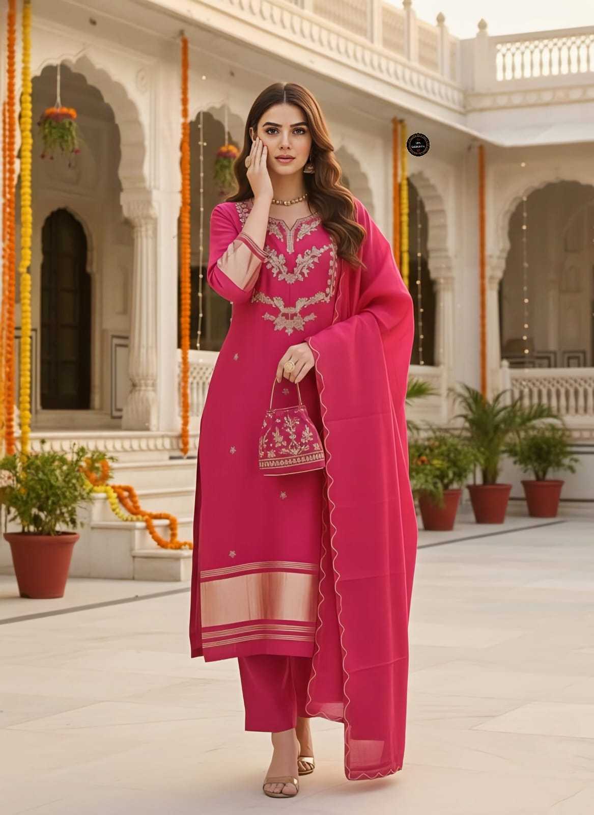 Ynf Viscose KESH536 AMANI Kurti Wholesale Festive Kurtis Embroidered Kurtis Straight Kurtis Manufacturer- Kapda Export