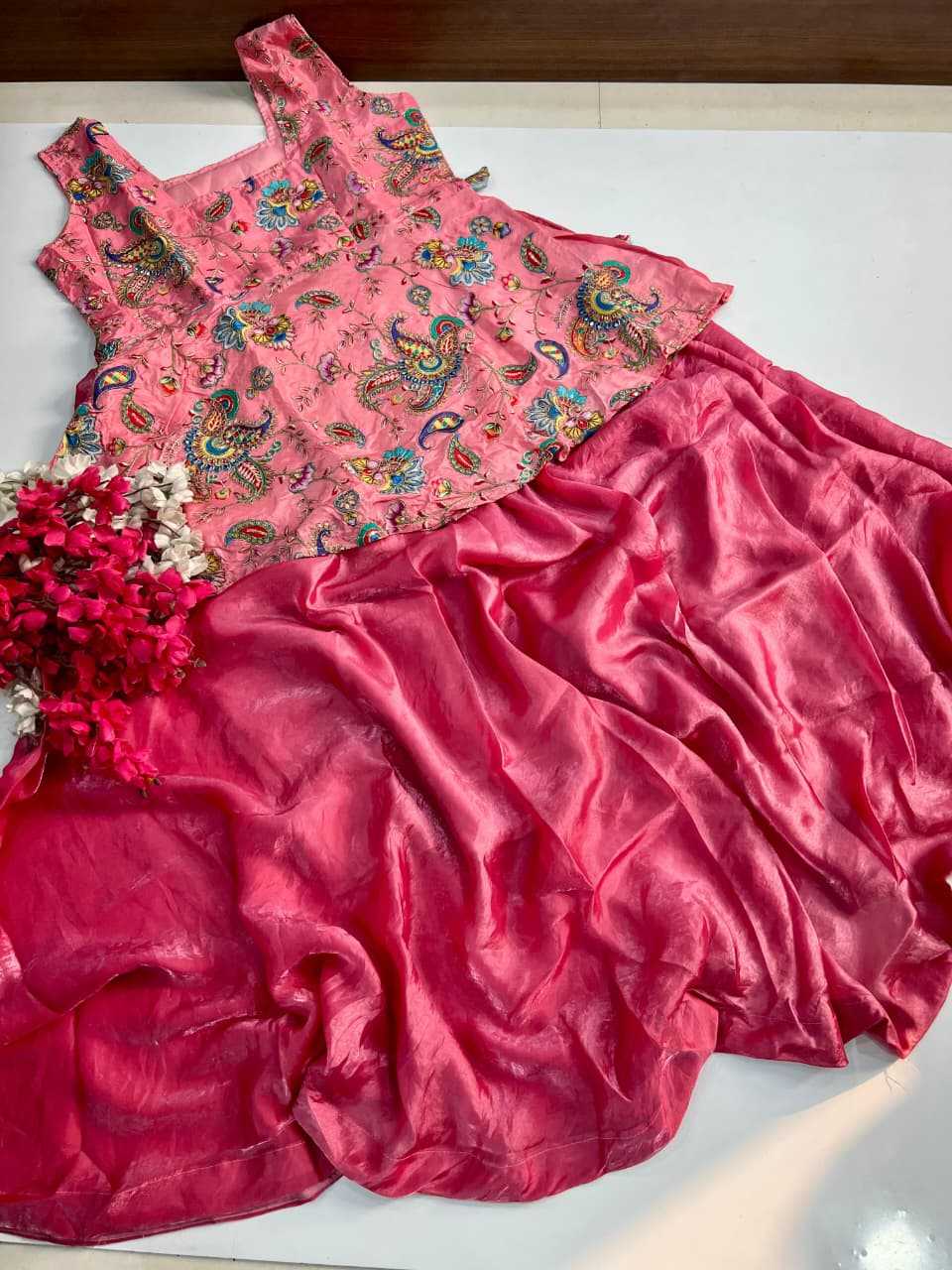 Ynf Viscose KESH547 RIYA Lehengas Wholesale Designer Lehenga Printed Lehenga Satin Lehenga Manufacturer- Kapda Export