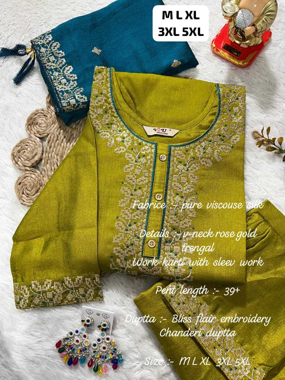 Ynf Viscose KESH585 LASER Kurti Wholesale Workwear Kurtis Festive Kurtis Ladies Kurti Manufacturer- Kapda Export