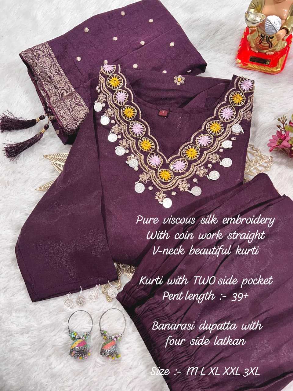 Ynf Viscose KESH594 209 Suits & Dresses Festive Collections Wholesale Party wear suits Straight Cut Suits Embroidered Suits Manufacturer- Kapda Export