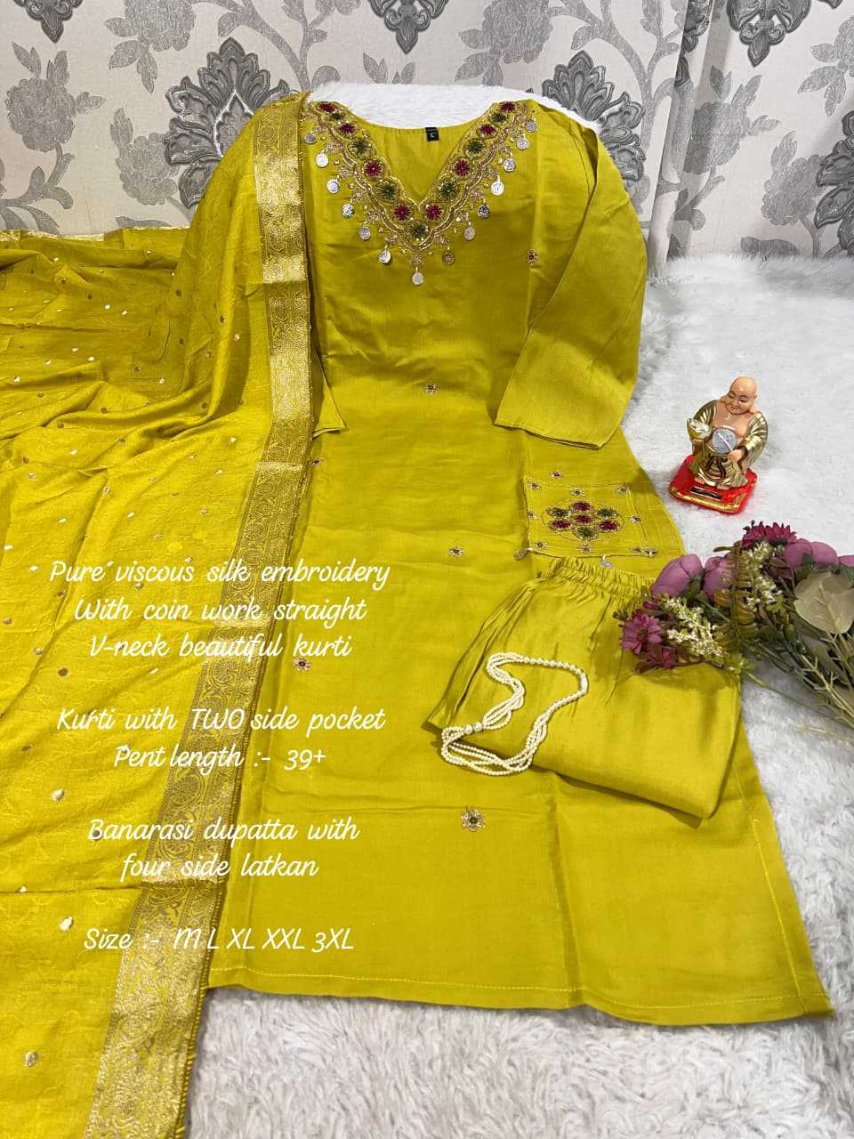 Ynf Viscose KESH594 209 Suits & Dresses Festive Collections Wholesale Party wear suits Straight Cut Suits Embroidered Suits Manufacturer- Kapda Export