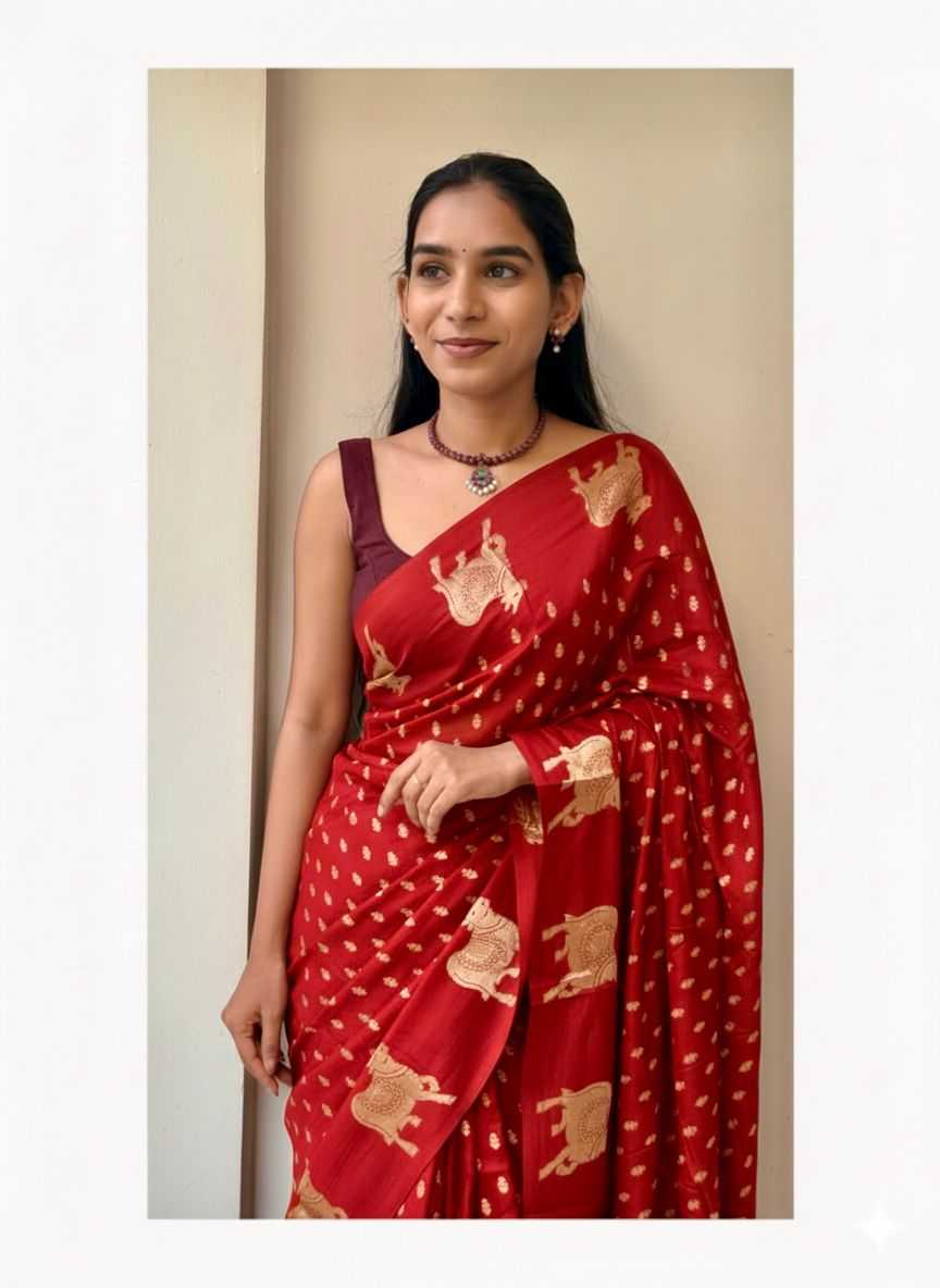 Ynf Viscose KESH604 VANITA Sarees Wholesale Designer Sarees Party Wear Sarees Ruffle Sarees Manufacturer- Kapda Export