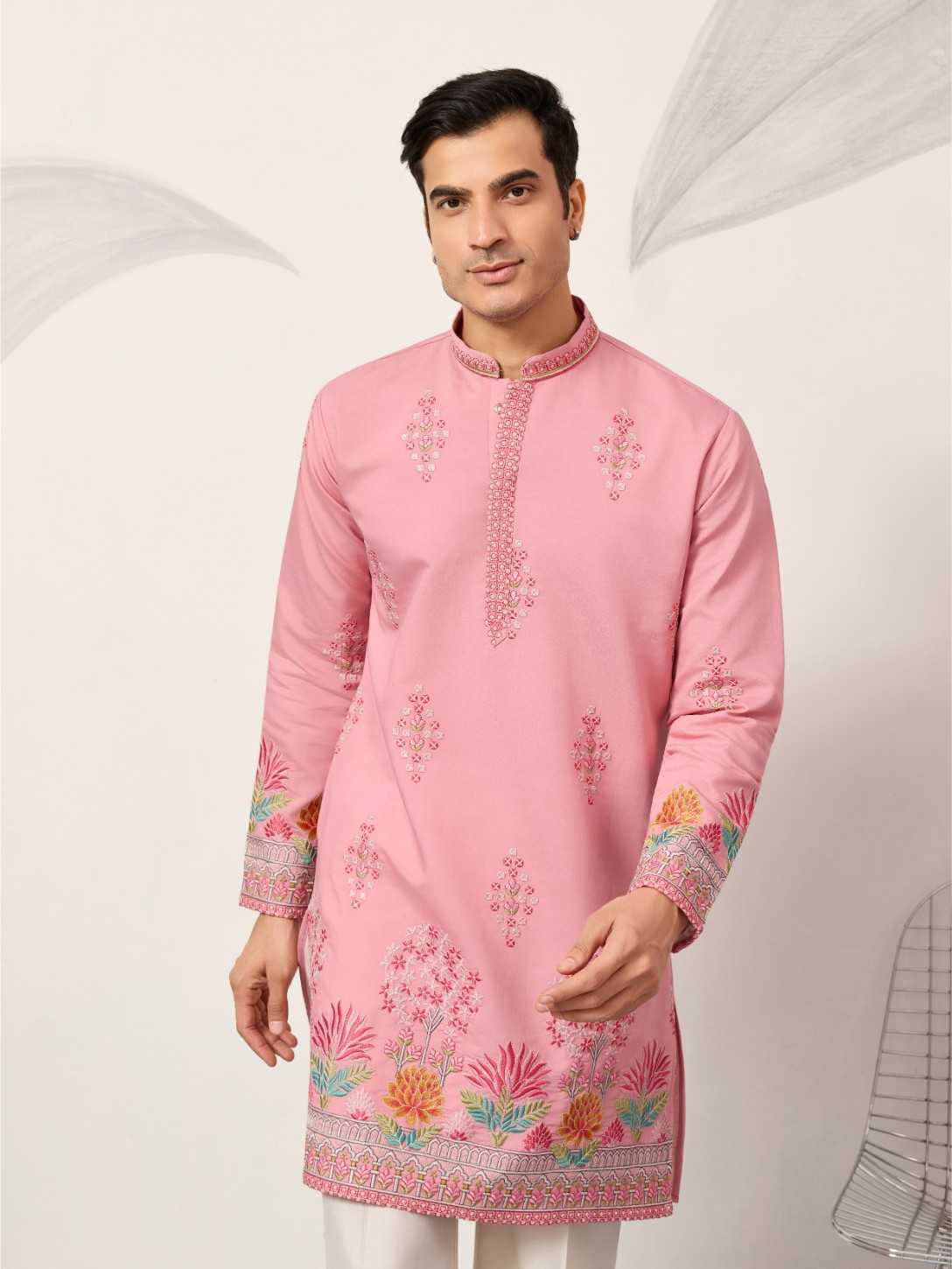 Ynf Viscose RIN202 SHUBHVASTRA GRAND 6141 Mens Wear Wholesale Mens Kurta Pyjama Silk Kurta Designer Ethnic Set Manufacturer- Kapda Export